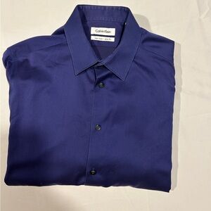 Calvin Klein Deep Blue Dress Shirt